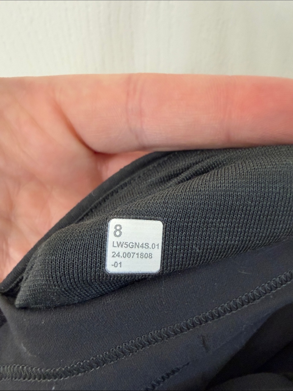 Lululemon Wunder Train High-Rise Ribbed Tight 25" in Graphite Grey - Picture 5 of 5